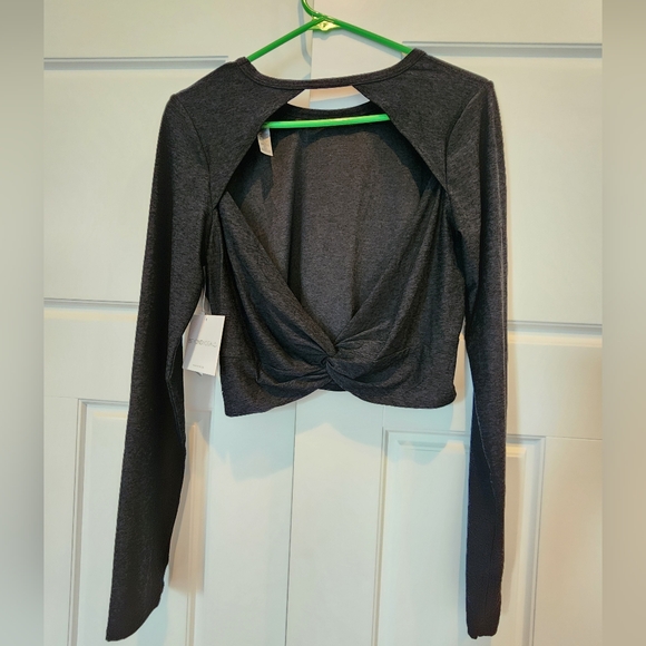 Beyond yoga featherweight sunrise cropped pullover sz xl - Picture 3 of 6